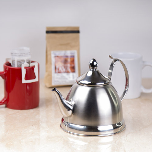 Creative Home Stainless Steel Stovetop Tea Kettle & Reviews Wayfair